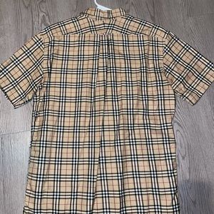 Burberry short sleeve button down